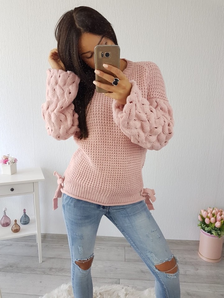 ružový dámsky sveter